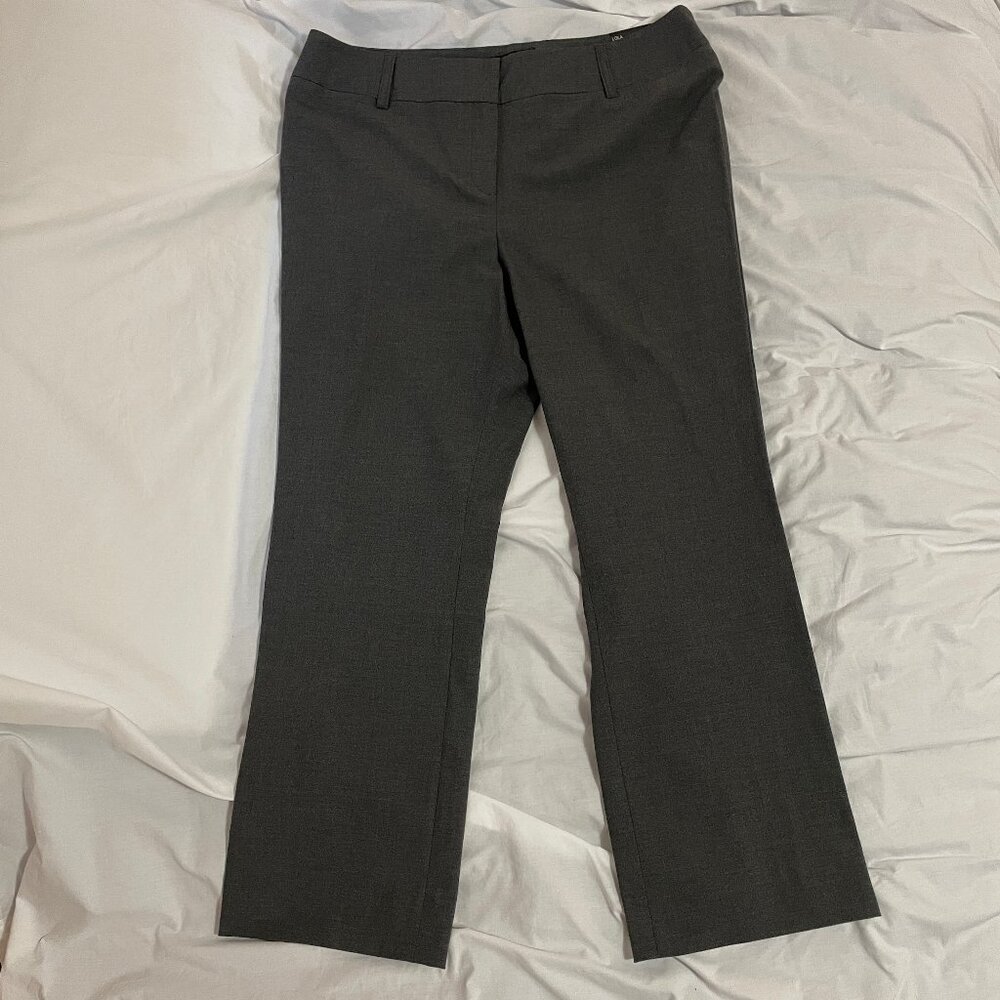 NWT Style & Co. Lola Gray Stretch Flared Leg Pant Relaxed Hip & Thigh Womens 16W